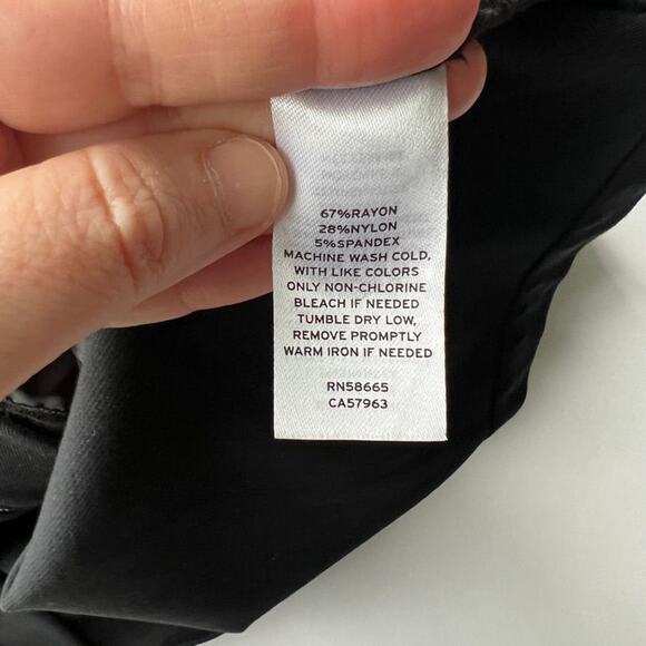 Nordstrom Calibrate Black Full Zip Jacket w/Pocket and Stretch Heavy-Size L - Picture 5 of 9